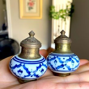 Salt and pepper Turkish design - ceramic